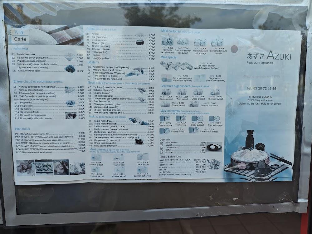 AZUKI - Menu Image 1